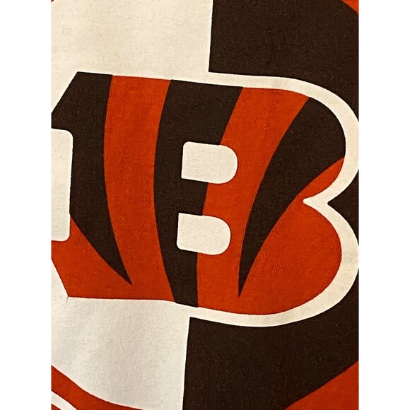Cincinnati Bengals Football T-Shirt XL Orange NFL Team Apparel Cotton Unisex - Picture 3 of 13